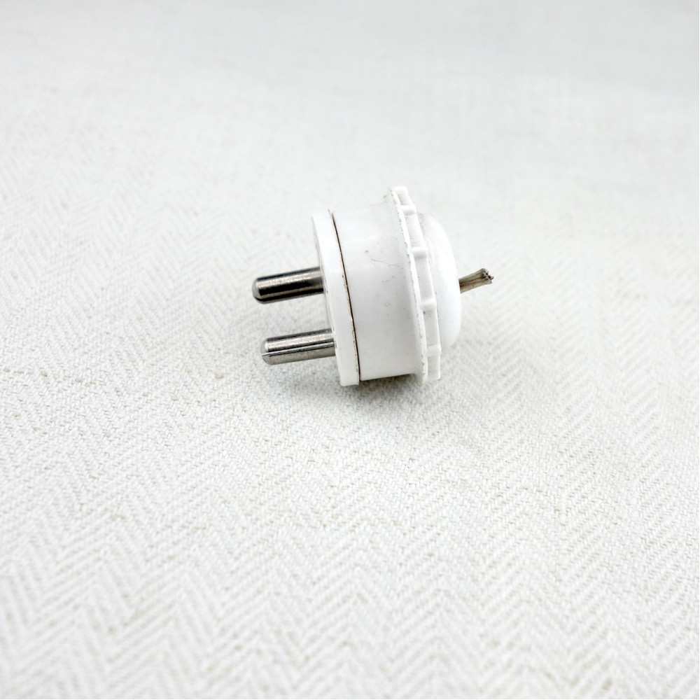 Stickpropp till taklampa, vit