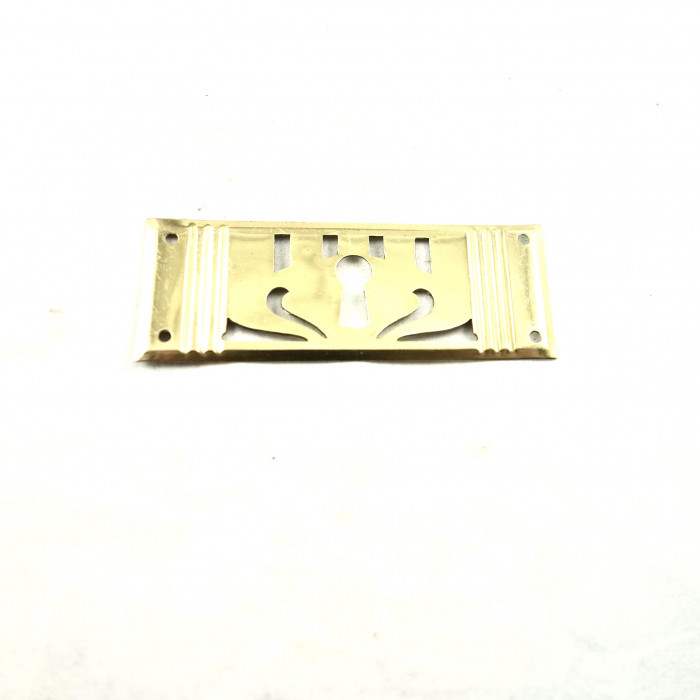 Nyckelskylt, mässing