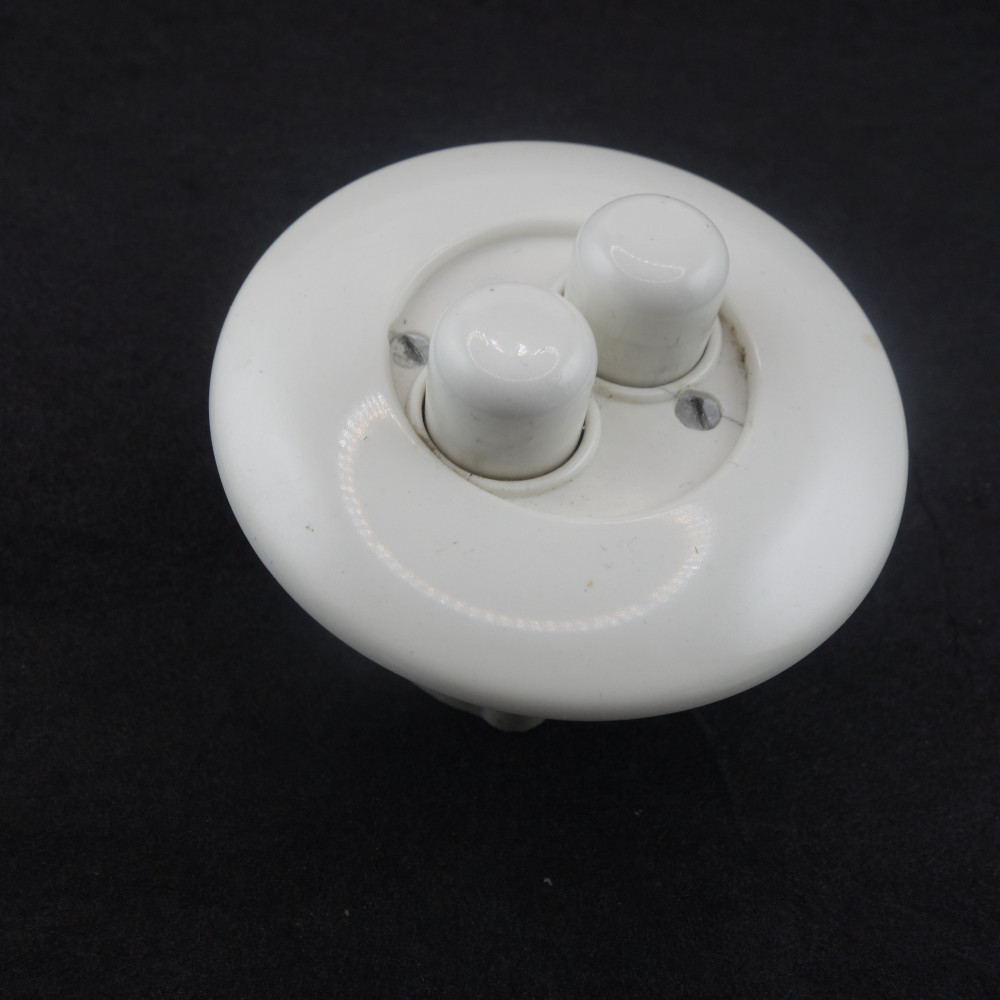 Strömbrytare, infälld, 2-knapp