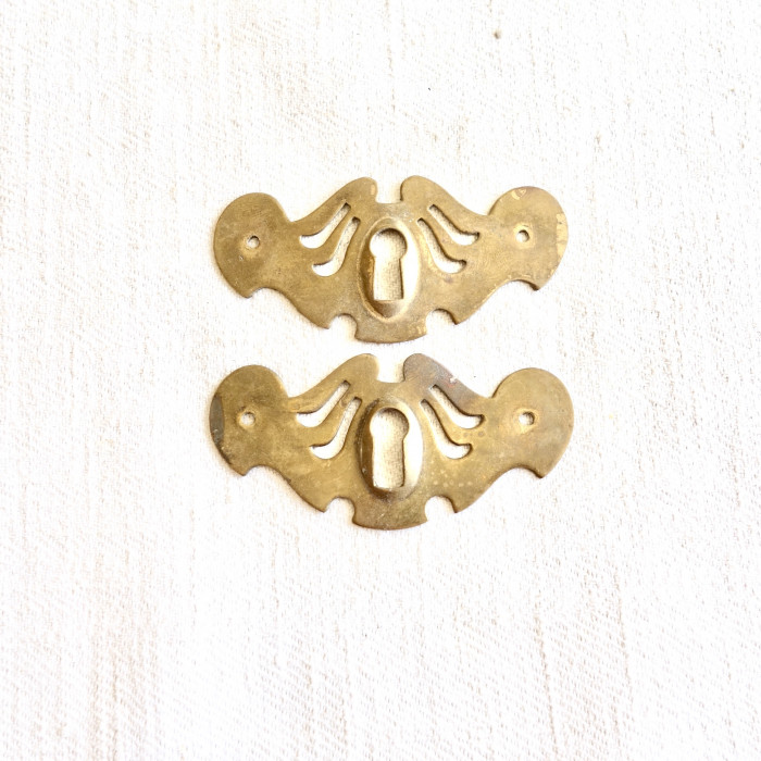 Nyckelskylt, mässing