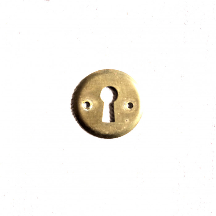 Nyckelskylt, mässing