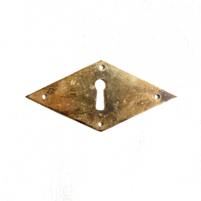 Nyckelskylt, mässing