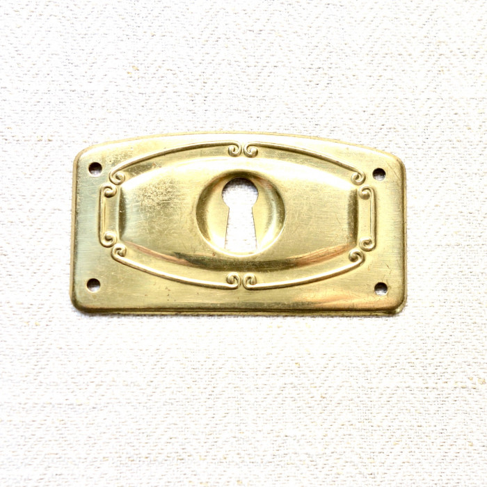 Nyckelskylt, mässing