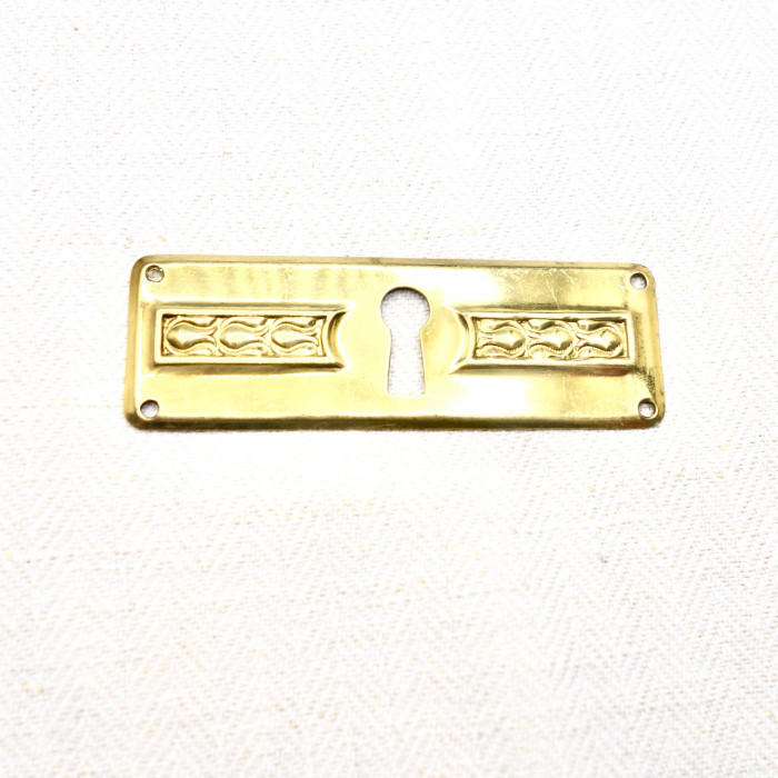 Nyckelskylt, mässing