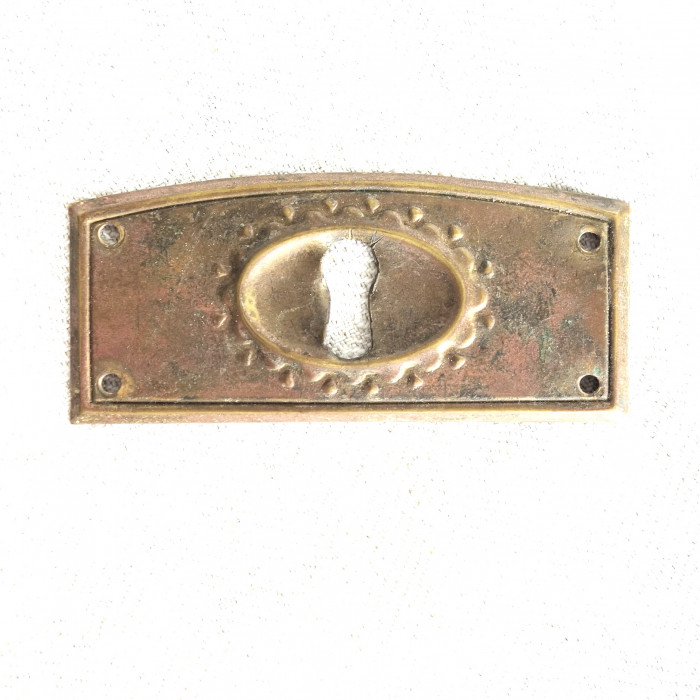 Nyckelskylt, mässing