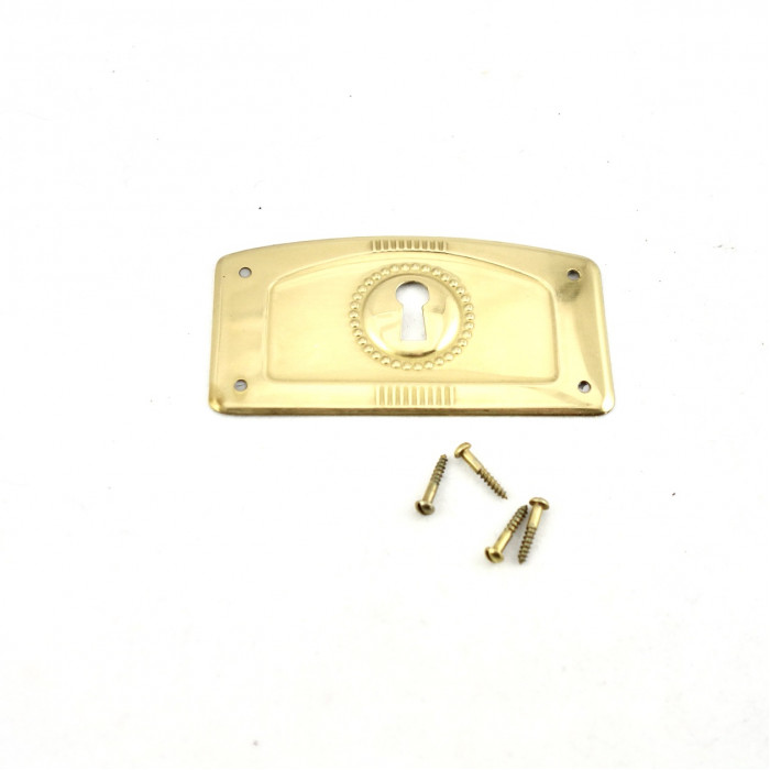 Nyckelskylt, mässing