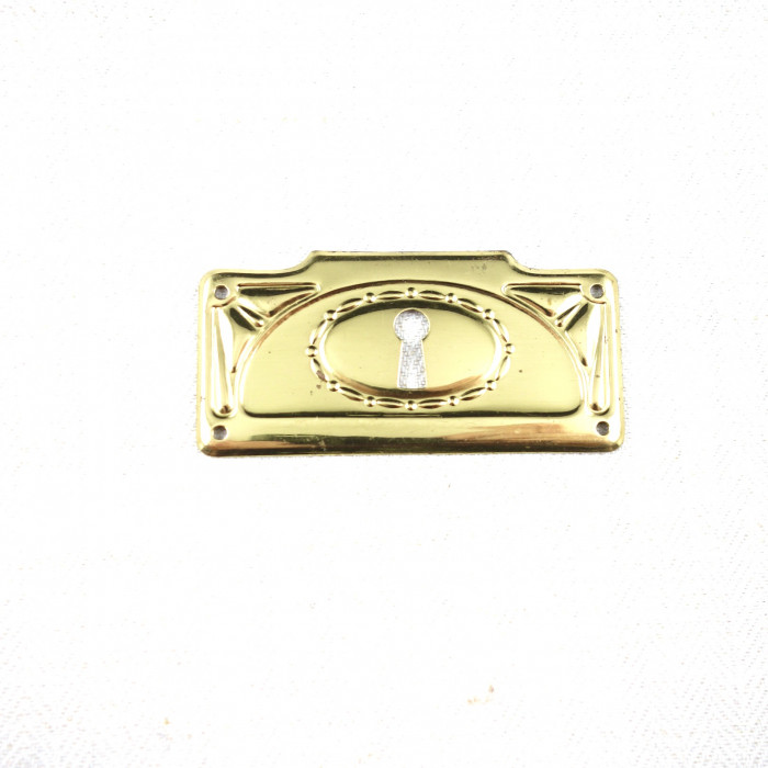 Nyckelskylt, mässing