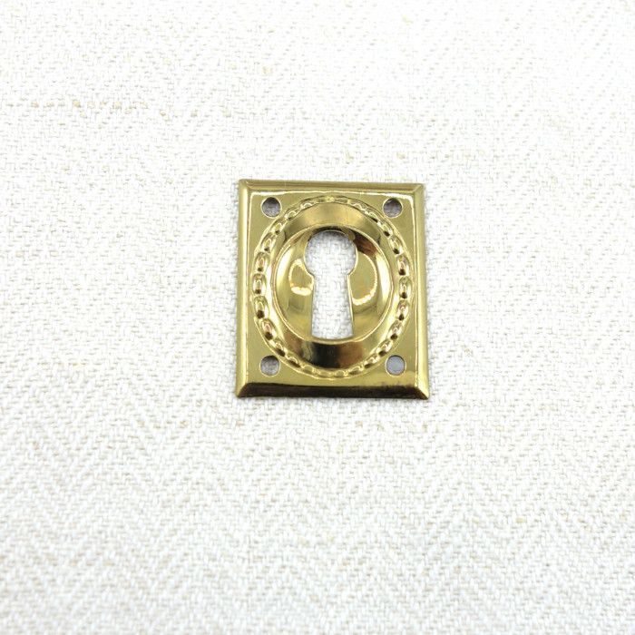 Nyckelskylt, mässing