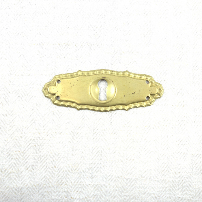 Nyckelskylt, mässing