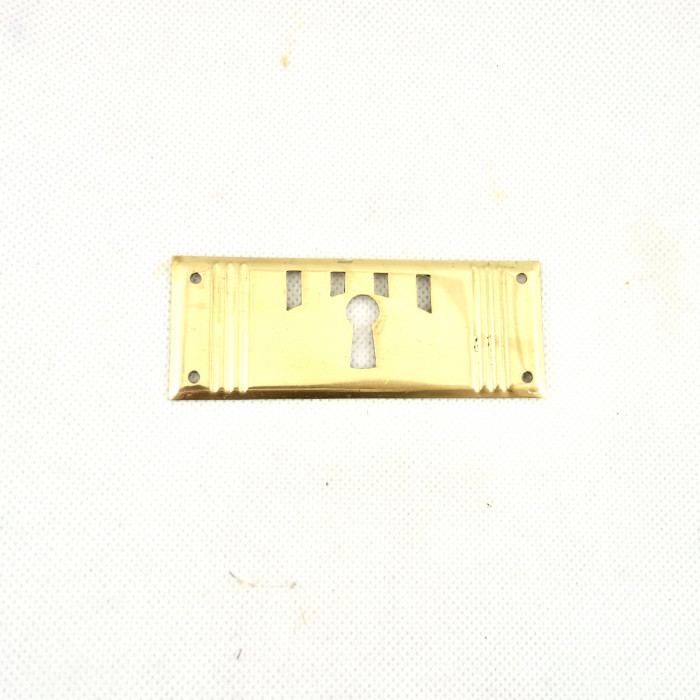 Nyckelskylt, mässing