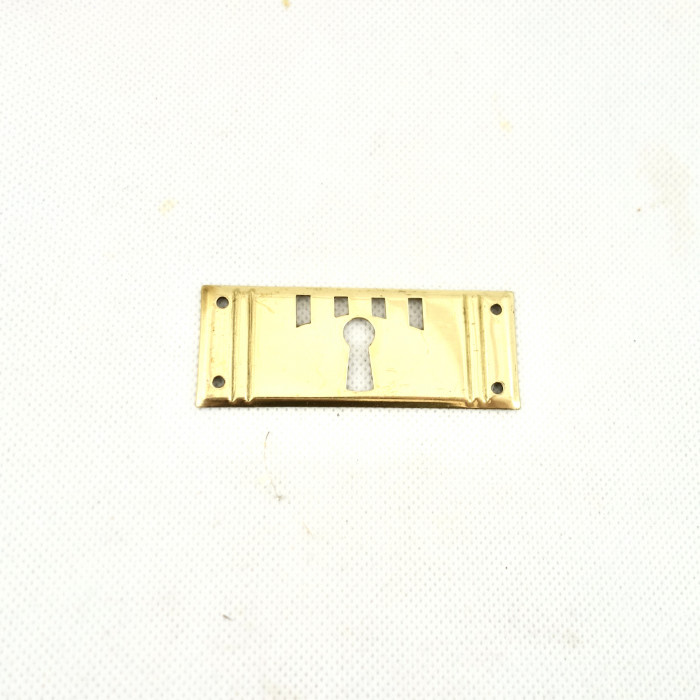 Nyckelskylt, mässing