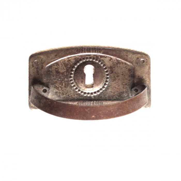 Möbelhandtag med nyckelhål