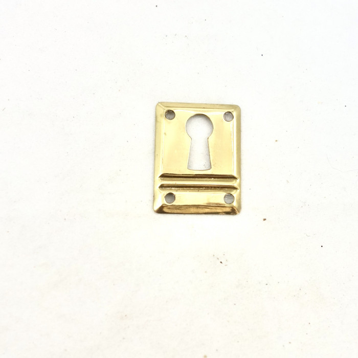 Nyckelskylt, mässing