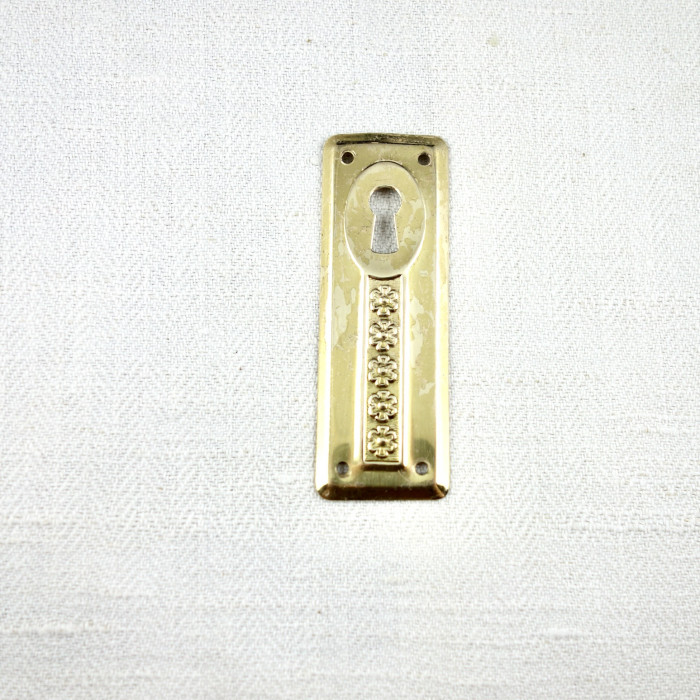 Nyckelskylt, mässing