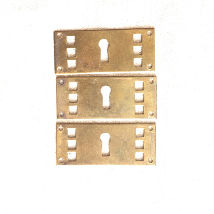 Nyckelskylt, mässing