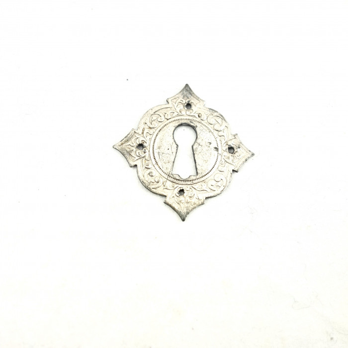 Nyckelskylt, silverfärg