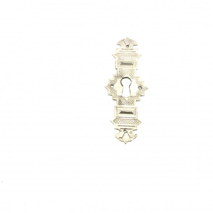 Nyckelskylt, silverfärg