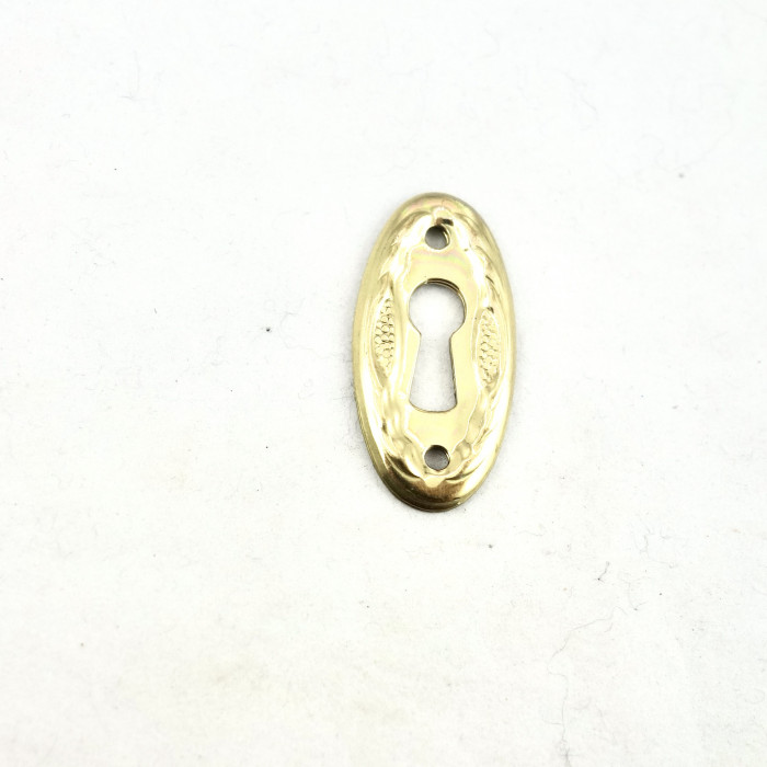 Nyckelskylt, mässing