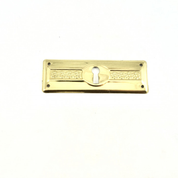 Nyckelskylt, mässing