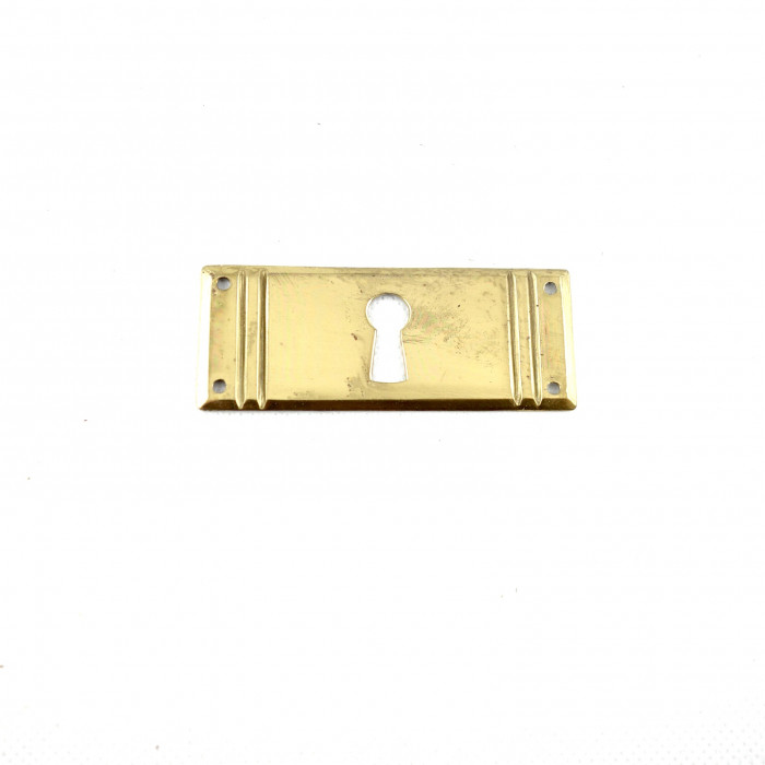 Nyckelskylt, mässing