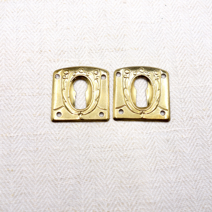 Nyckelskylt, mässing