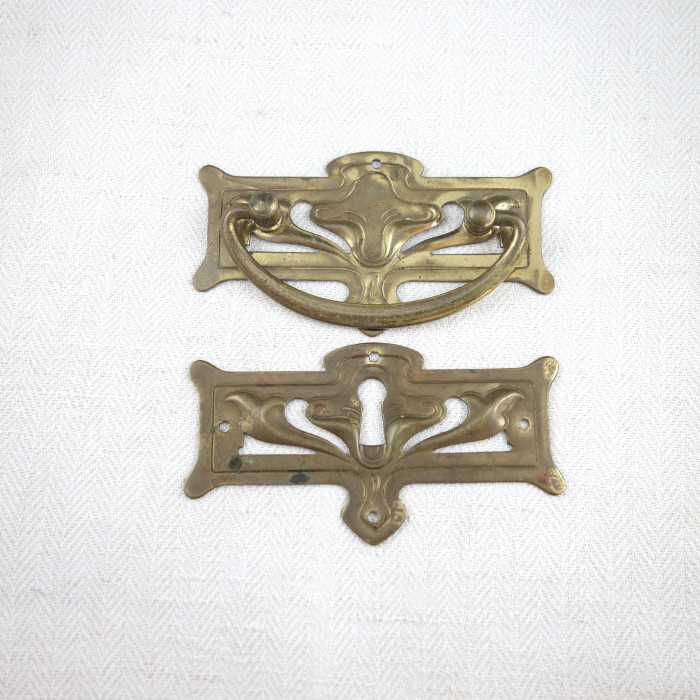 Nyckelskylt, mässing