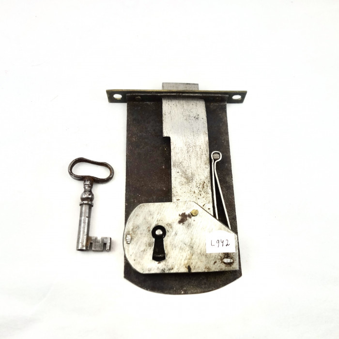 Möbellås 12x6,5 cm