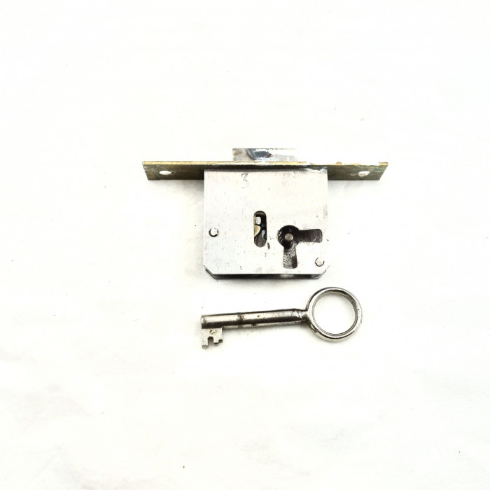 Möbellås 3,5x4 cm, höger