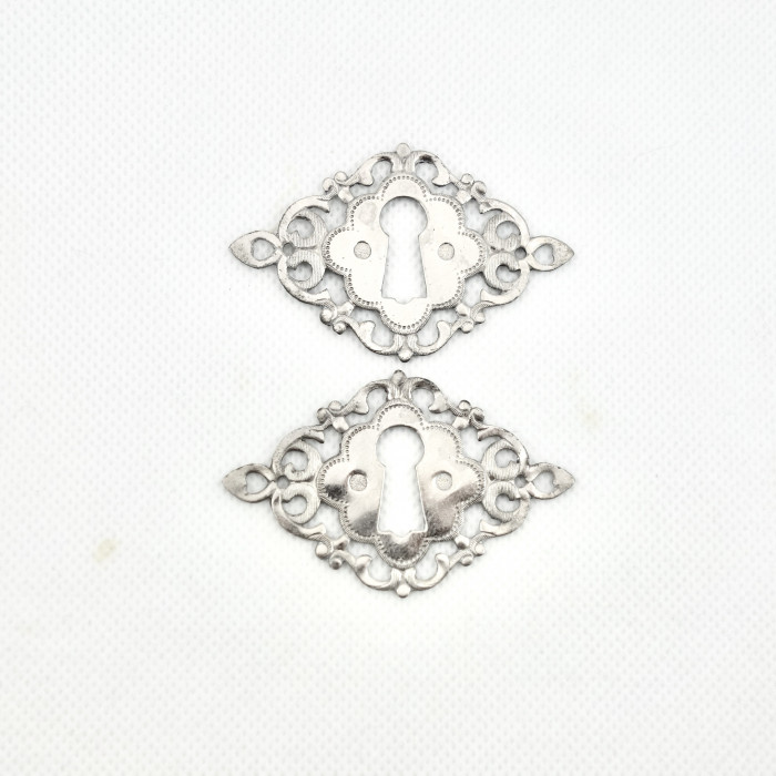 Nyckelskylt, silverfärg