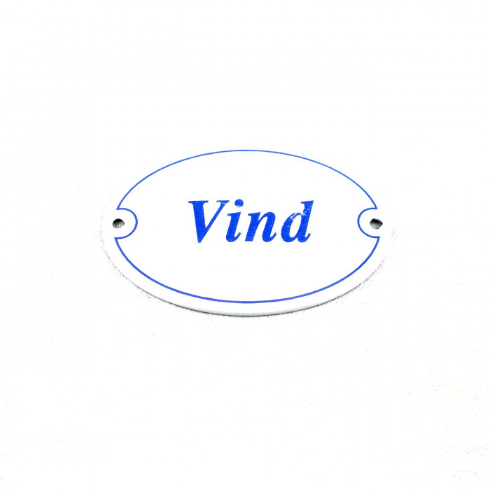 Emaljskylt Vind