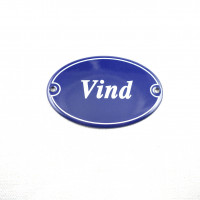 Emaljskylt Vind