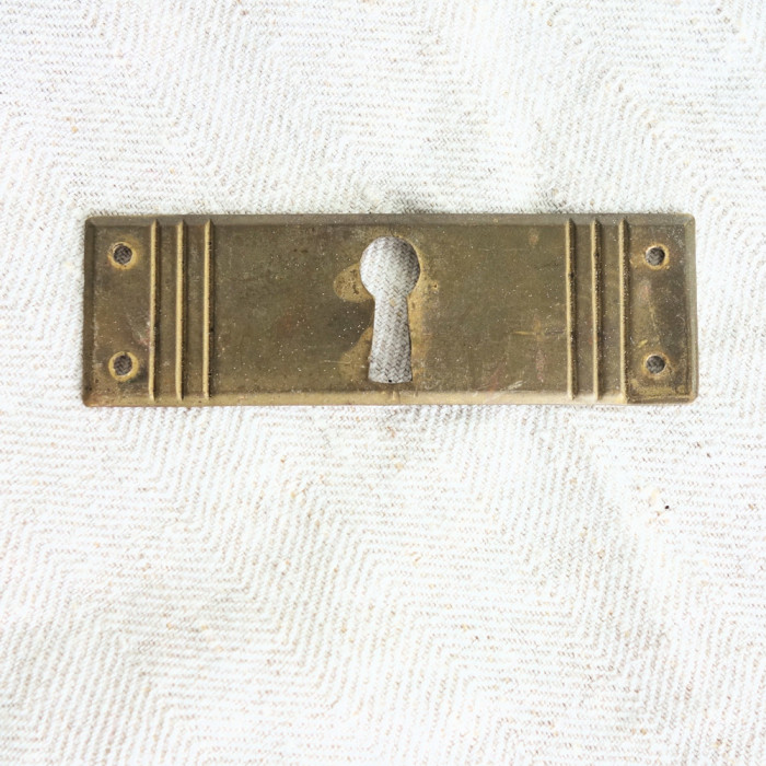 Nyckelskylt, mässing 